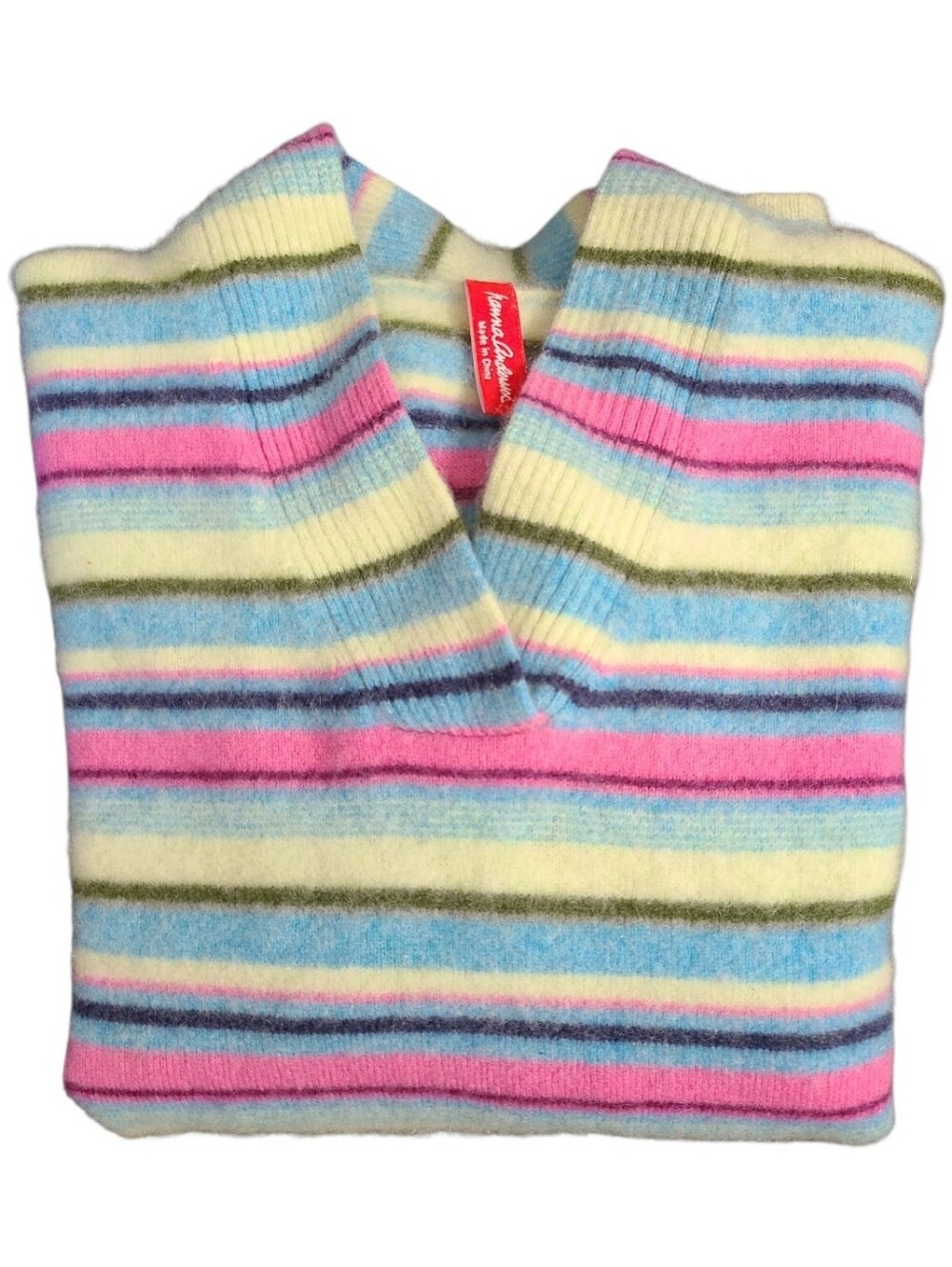 Cottagecore Grandmacore Softgirl Dopamine Dressing Cashmere MultiColor Sweater - Picture 3 of 11